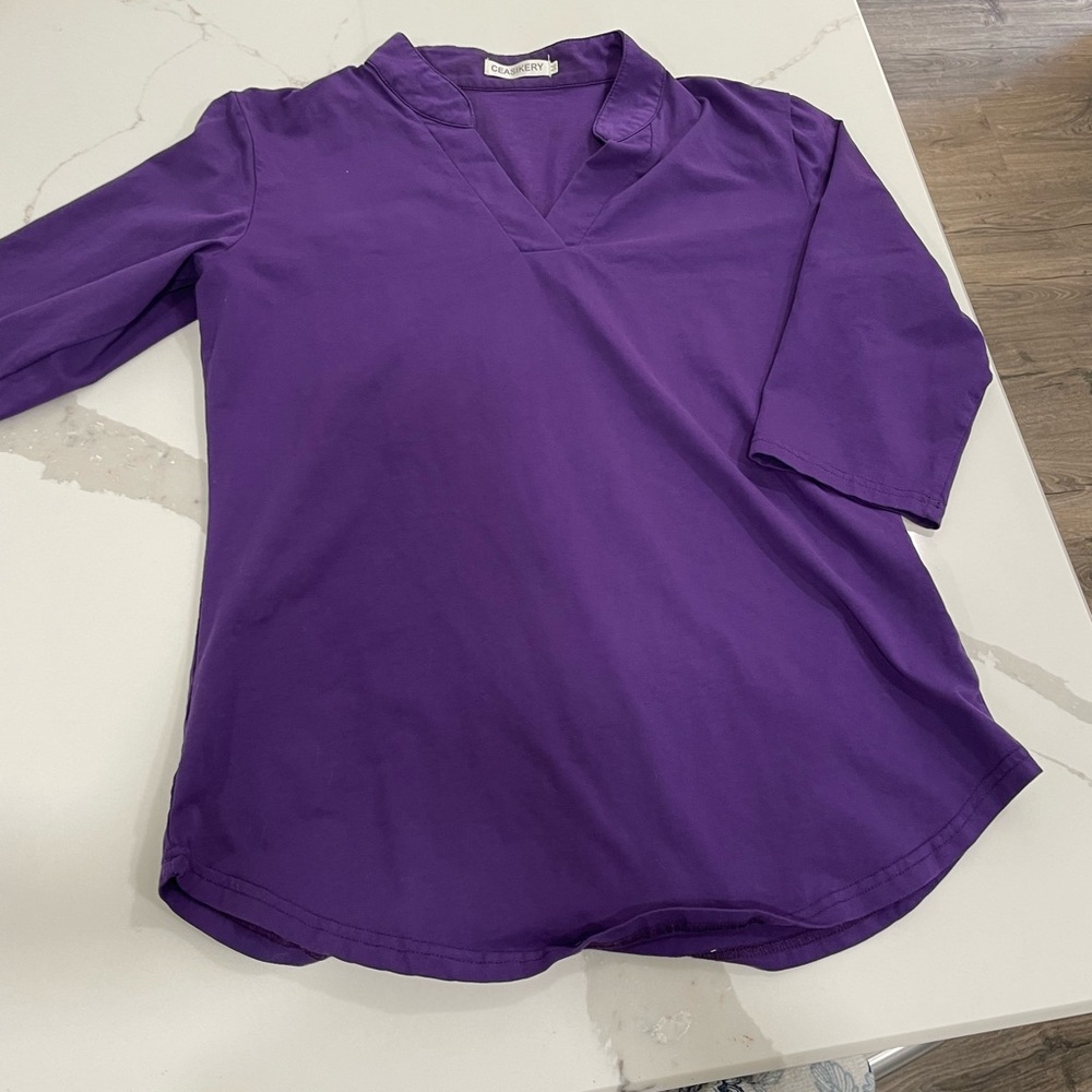 Womens purple shirt
